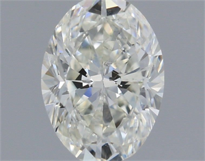 Picture of Natural Diamond 0.50 Carats, Oval with  Cut, J Color, SI1 Clarity and Certified by GIA