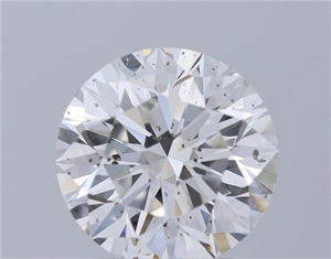 Picture of Natural Diamond 2.72 Carats, Round with Excellent Cut, E Color, SI1 Clarity and Certified by IGI