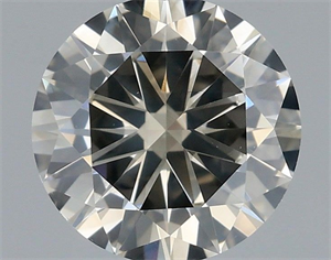 Picture of Natural Diamond 0.69 Carats, Round with Very Good Cut, I Color, SI1 Clarity and Certified by IGI