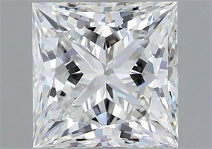 Picture of Natural Diamond 1.20 Carats, Princess with  Cut, F Color, VVS1 Clarity and Certified by IGI