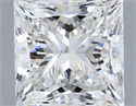 Natural Diamond 1.01 Carats, Princess with  Cut, F Color, VVS1 Clarity and Certified by IGI