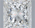 Natural Diamond 1.22 Carats, Princess with  Cut, G Color, VS2 Clarity and Certified by IGI