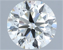 Natural Diamond 1.31 Carats, Round with Excellent Cut, J Color, VS2 Clarity and Certified by IGI