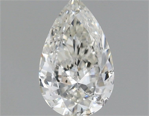 Picture of Natural Diamond 0.40 Carats, Pear with  Cut, G Color, SI2 Clarity and Certified by IGI