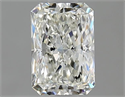 Natural Diamond 0.74 Carats, Radiant with  Cut, I Color, VVS2 Clarity and Certified by GIA