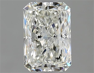 Picture of Natural Diamond 0.74 Carats, Radiant with  Cut, I Color, VVS2 Clarity and Certified by GIA