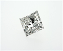 Natural Diamond 2.01 Carats, Princess with  Cut, F Color, I1 Clarity and Certified by GIA
