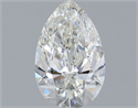 Natural Diamond 1.00 Carats, Pear with  Cut, H Color, VVS2 Clarity and Certified by GIA