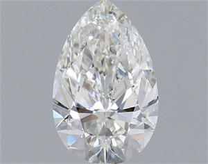 Picture of Natural Diamond 1.00 Carats, Pear with  Cut, H Color, VVS2 Clarity and Certified by GIA