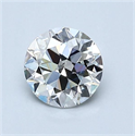 Natural Diamond 0.90 Carats, Round with Very Good Cut, H Color, SI1 Clarity and Certified by GIA