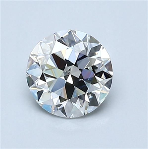 Picture of Natural Diamond 0.90 Carats, Round with Very Good Cut, H Color, SI1 Clarity and Certified by GIA