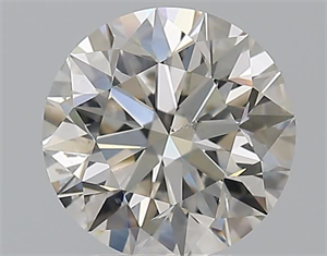 Foto Diamante Natural 2.01 quilates, Redondo , Color K, claridad SI2 y certificado GIA de