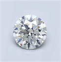 Natural Diamond 0.90 Carats, Round with Very Good Cut, H Color, SI1 Clarity and Certified by GIA