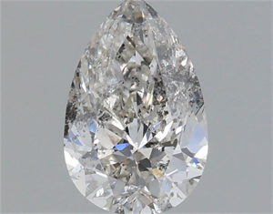 Picture of Natural Diamond 1.00 Carats, Pear with  Cut, H Color, SI2 Clarity and Certified by IGI