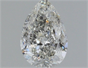 Natural Diamond 1.06 Carats, Pear with  Cut, I Color, I1 Clarity and Certified by IGI