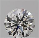 Natural Diamond 0.50 Carats, Round with Very Good Cut, H Color, VS1 Clarity and Certified by GIA