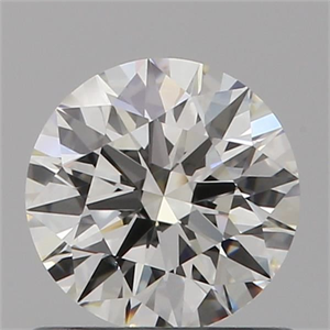 Picture of Natural Diamond 0.71 Carats, Round with Excellent Cut, J Color, VVS1 Clarity and Certified by GIA