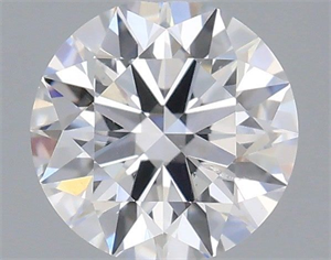 Picture of Natural Diamond 0.40 Carats, Round with Excellent Cut, E Color, SI2 Clarity and Certified by GIA