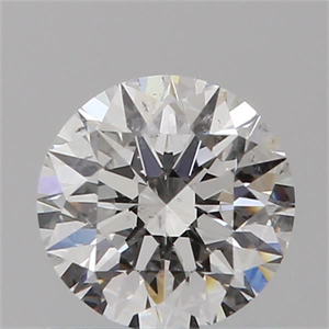 Picture of Natural Diamond 0.72 Carats, Round with Excellent Cut, E Color, SI2 Clarity and Certified by GIA