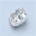 Diamante Natural 1.00 quilates, Del cojín , Color J, claridad VS2 y certificado GIA