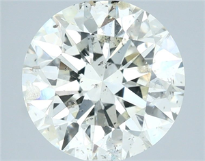 Foto Diamante Natural 2.70 quilates, Redondo , Color J, claridad SI2 y certificado IGI de