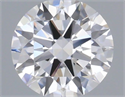 Diamante Natural 0.41 quilates, Redondo , Color F, claridad IF y certificado IGI