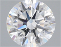 Natural Diamond 1.57 Carats, Round with Excellent Cut, D Color, IF Clarity and Certified by IGI