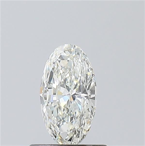 Foto Diamante Natural 0.60 quilates, Ovalado , Color I, claridad VS2 y certificado GIA de