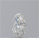 Natural Diamond 0.60 Carats, Oval with  Cut, G Color, SI1 Clarity and Certified by GIA