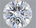 Natural Diamond 0.40 Carats, Round with Excellent Cut, F Color, SI2 Clarity and Certified by GIA