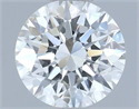 Natural Diamond 1.12 Carats, Round with Excellent Cut, H Color, SI1 Clarity and Certified by IGI