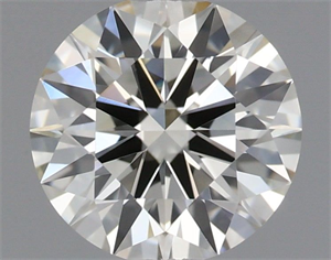 Picture of Natural Diamond 0.74 Carats, Round with Excellent Cut, J Color, VVS2 Clarity and Certified by IGI
