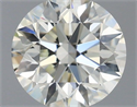 Diamante Natural 0.58 quilates, Redondo , Color J, claridad VVS1 y certificado IGI