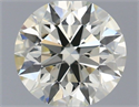 Natural Diamond 0.81 Carats, Round with Excellent Cut, K Color, IF Clarity and Certified by IGI
