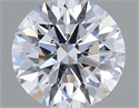 Natural Diamond 0.40 Carats, Round with Excellent Cut, D Color, SI2 Clarity and Certified by GIA