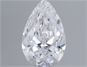 Natural Diamond 0.60 Carats, Pear with  Cut, D Color, VS1 Clarity and Certified by GIA