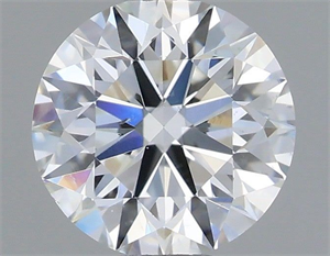 Picture of Natural Diamond 0.40 Carats, Round with Excellent Cut, H Color, SI1 Clarity and Certified by GIA