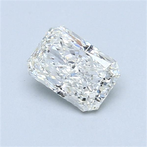Picture of Natural Diamond 0.70 Carats, Radiant with  Cut, H Color, SI2 Clarity and Certified by GIA