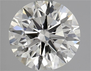 Picture of Natural Diamond 1.80 Carats, Round with Excellent Cut, J Color, SI1 Clarity and Certified by GIA