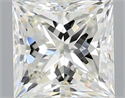 Natural Diamond 0.91 Carats, Princess with  Cut, I Color, VS1 Clarity and Certified by IGI