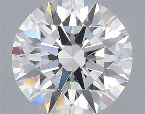 Picture of Natural Diamond 0.40 Carats, Round with Excellent Cut, G Color, VVS1 Clarity and Certified by IGI