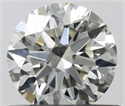 Natural Diamond 0.50 Carats, Round with Excellent Cut, J Color, VVS1 Clarity and Certified by IGI