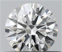 Natural Diamond 0.41 Carats, Round with Excellent Cut, G Color, VVS2 Clarity and Certified by IGI