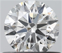 Natural Diamond 0.53 Carats, Round with Excellent Cut, G Color, IF Clarity and Certified by IGI