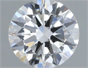 Natural Diamond 0.40 Carats, Round with Excellent Cut, E Color, VVS1 Clarity and Certified by IGI