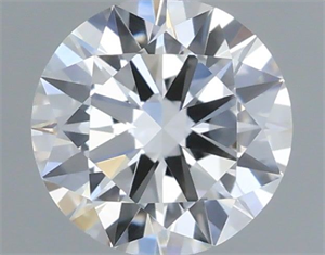 Picture of Natural Diamond 0.40 Carats, Round with Excellent Cut, E Color, VVS1 Clarity and Certified by IGI