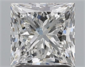 Natural Diamond 1.51 Carats, Princess with  Cut, G Color, VS2 Clarity and Certified by GIA
