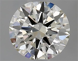 Foto Diamante Natural 0.60 quilates, Redondo , Color L, claridad VVS2 y certificado GIA de