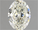 Natural Diamond 1.50 Carats, Oval with  Cut, J Color, VS1 Clarity and Certified by IGI