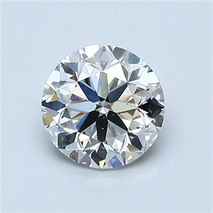 Picture of Natural Diamond 0.90 Carats, Round with Very Good Cut, I Color, VS2 Clarity and Certified by GIA